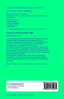 Surveys in Combinatorics 2005