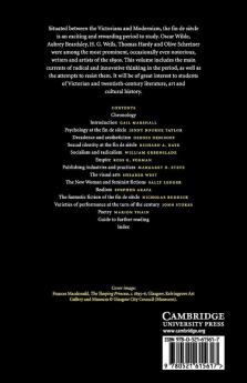 The Cambridge Companion to the Fin de Siècle