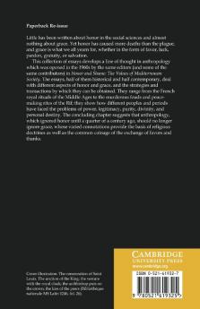 Honor and Grace in Anthropology