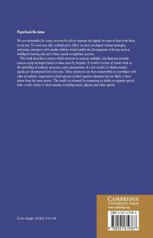 Modelling Auditory Processing and Organisation