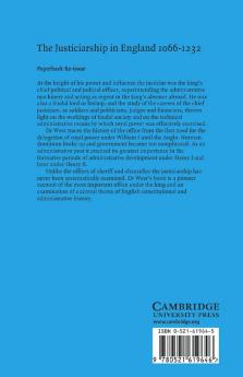 Justiceship England 1066 1232