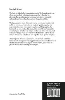 Thermodynamic Theory of Site-Specific Binding Processes in Biological Macromolecules