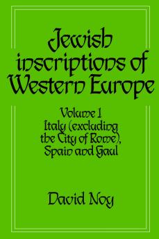 Jewish Inscriptions of Western Europe