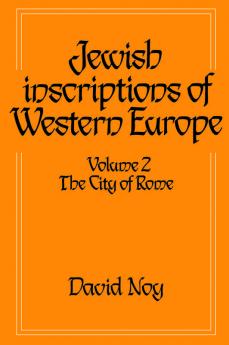 Jewish Inscriptions of Western Europe