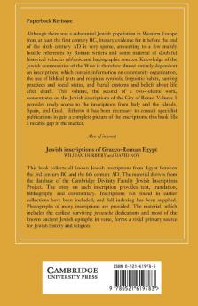 Jewish Inscriptions of Western Europe