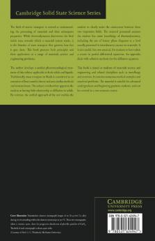 Mass Transport in Solids and Fluids