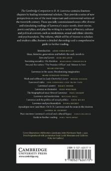 The Cambridge Companion to D. H. Lawrence
