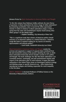 Black Nationalism in American Politics and Thought