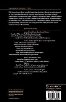 The Cambridge Companion to Verdi