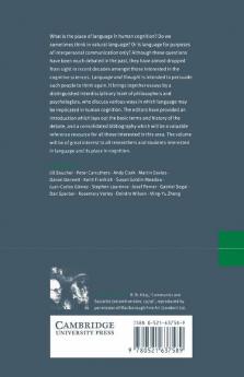 Language and Thought