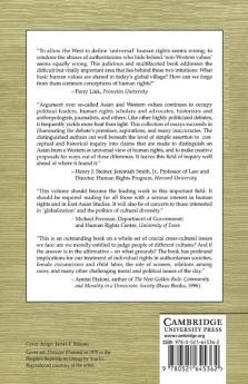 The East Asian Challenge for Human Rights