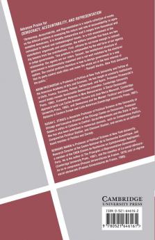 Democracy Accountability and Representation
