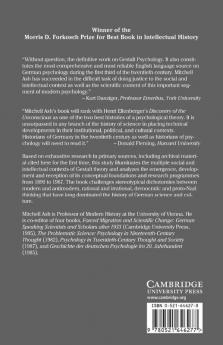 Gestalt Psychology in German Culture 1890 1967