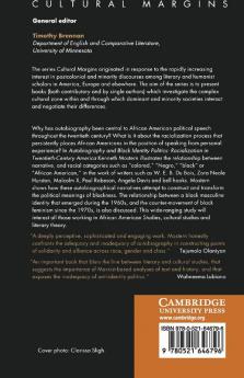 Autobiography and Black Identity Politics