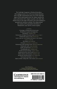 The Cambridge Companion to Wordsworth