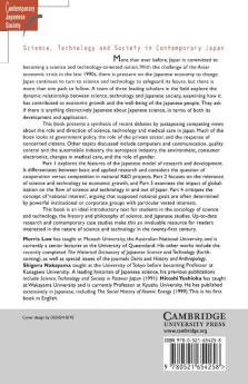 Science Technology and Society in Contemporary Japan