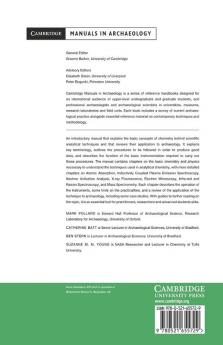 Analytical Chemistry in Archaeology