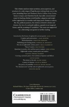 The Cambridge Companion to Eighteenth-Century Poetry
