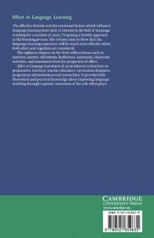 Affect in Language Learning