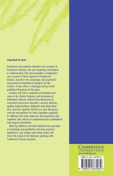 Psychiatric and Cognitive Disorders in Parkinson's Disease