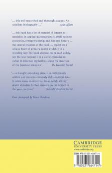 Small Firms in the Japanese Economy