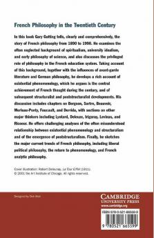 French Philosophy in the Twentieth Century