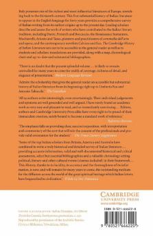 The Cambridge History of Italian Literature