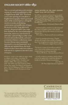 English Society 1660 1832