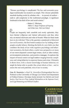 Behavioral Law and Economics