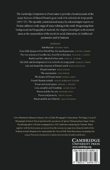 The Cambridge Companion to Proust