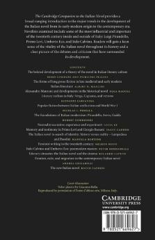 The Cambridge Companion to the Italian Novel