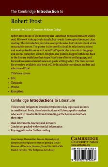 The Cambridge Introduction to Robert Frost