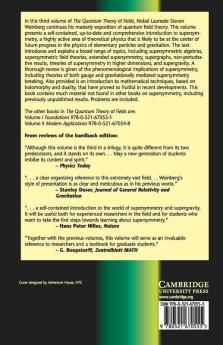 The Quantum Theory of Fields v3