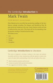The Cambridge Introduction to Mark Twain
