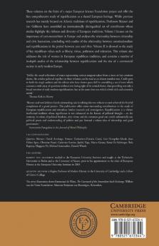 The Values of Republicanism in Early Modern Europe