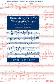 Music Analysis in the Nineteenth Century
