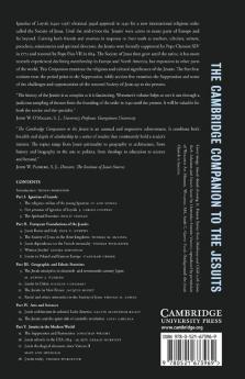 The Cambridge Companion to the Jesuits