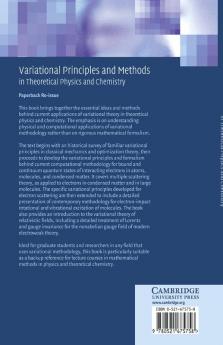 Variational Principles and Methods in Theoretical Physics and Chemistry