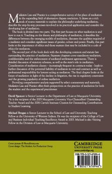 Mediation Law and Practice