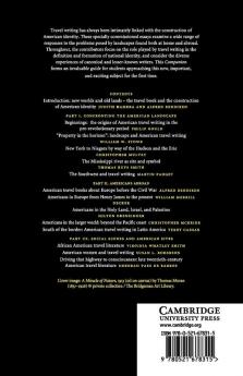 The Cambridge Companion to American Travel Writing