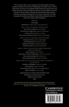 The Cambridge Companion to Medieval French Literature