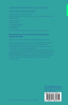 Foundations of Computational Mathematics Santander