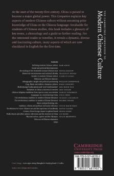 The Cambridge Companion to Modern Chinese Culture