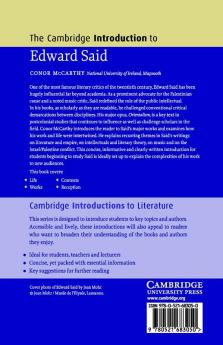 The Cambridge Introduction to Edward Said