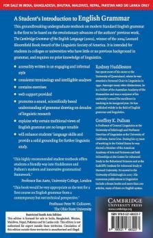 A Student's Introduction to English Grammar (South Asia edition)