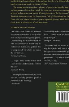 The Names of Plants