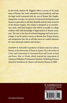 Roman Law and the Legal World of the Romans