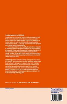 Secondary Data Sources for Pub Hlth