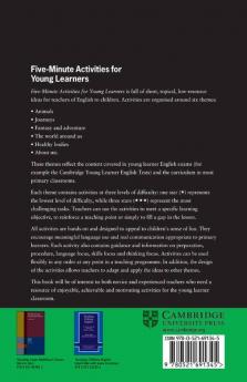 Five-Minute Activities for Young Learners