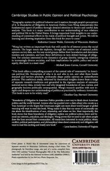 Boundaries of Obligation in American Politics